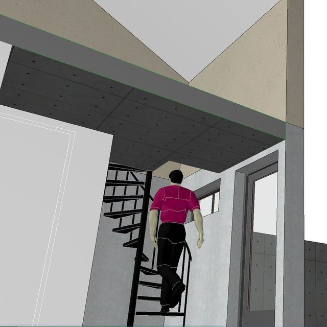 3D-modell - Studio Blue i Eriksvik, Nacka