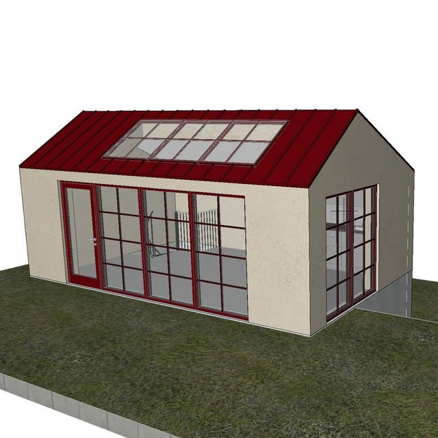 3D-modell - Studio Blue i Eriksvik, Nacka