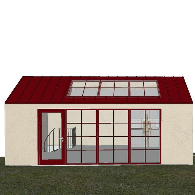 3D-modell - Studio Blue i Eriksvik, Nacka