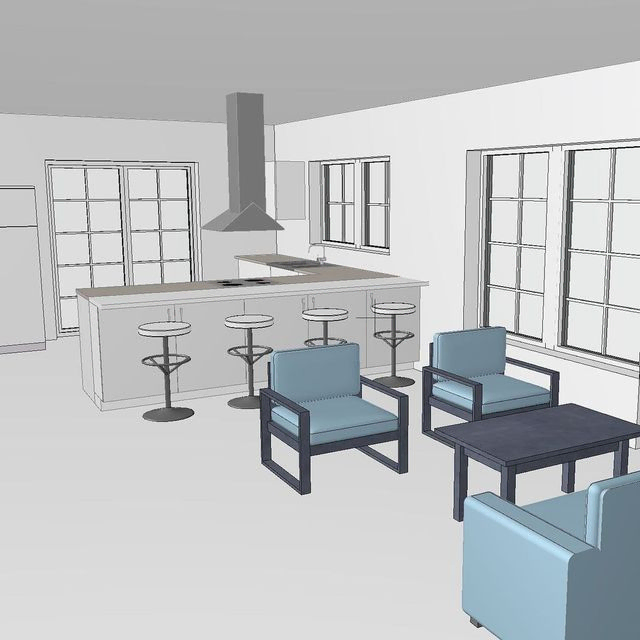 3D modell - Villa i Saltsjö-Boo